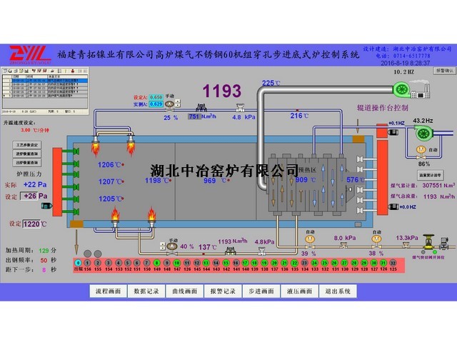 福建青拓镍业高炉煤气不锈钢步进炉 